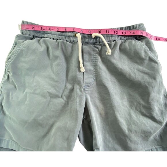 MARINE LAYER Women Elastic Waist Shorts Drawstring Sz M Gray Faded Beach 24-1 - Picture 3 of 10